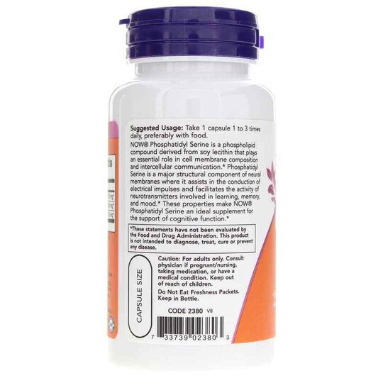 Phosphatidyl Serine 100 Mg, NOW